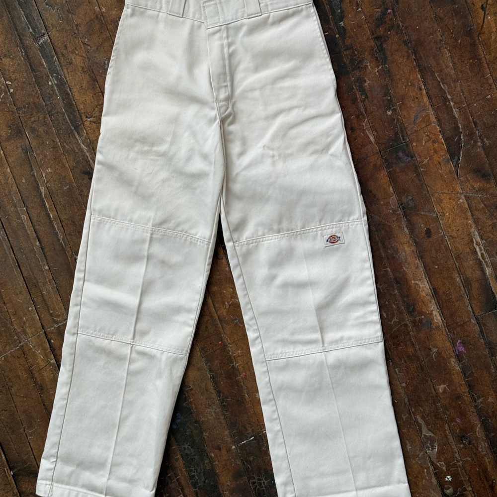 Dickies Off-White Double Knee Work Pants